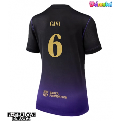 Barcelona Paez Gavi #6 Dámské Venkovní Dres 2026-27 Krátký Rukáv Barcelona Paez Gavi #6 Dámské Venkovní Dres 2026-27 Krátký Rukáv